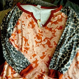 Soft flannel Bibi brand shirt